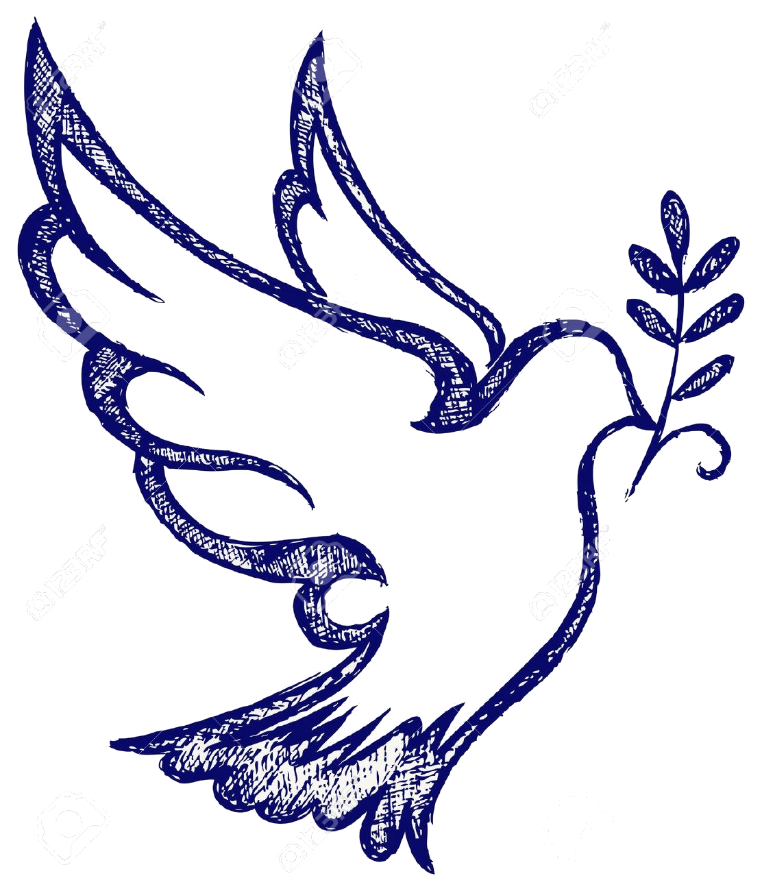 Holy Symbols As Espiritu Santo Spirit Doves Transparent PNG Image