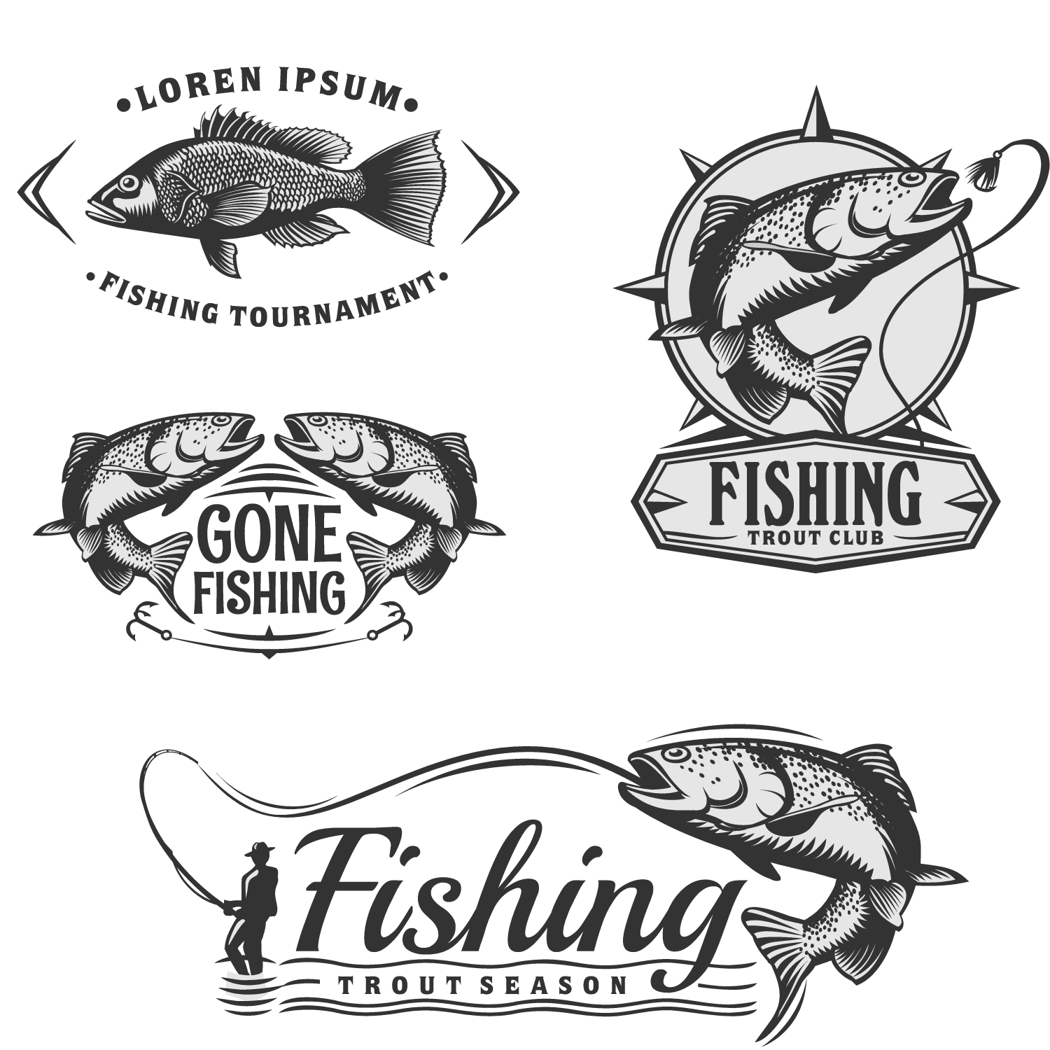 Tackle Rods Font Emblem Fishing Free Transparent Image HQ Transparent PNG Image