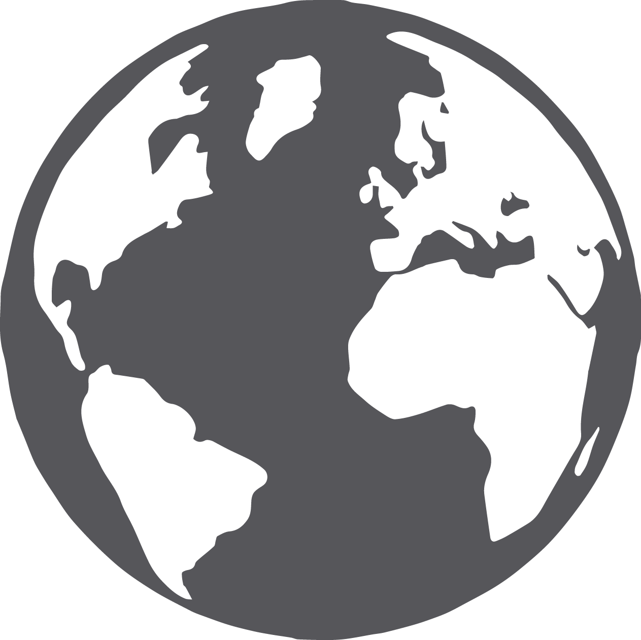 Map Silhouette Human Globe Behavior World Transparent PNG Image