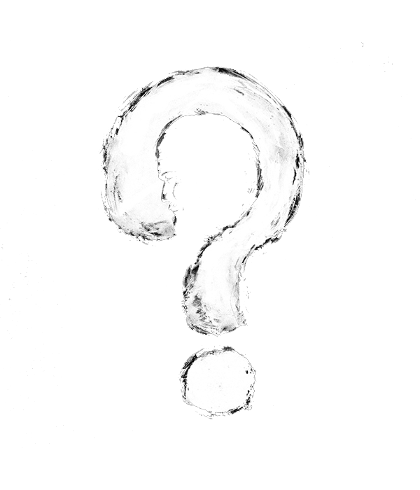 Photography Question Mark Black Monochrome White Transparent PNG Image