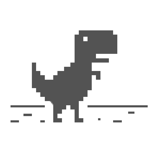 Tyrannosaurus Dino Trex Runner Black White Transparent PNG Image