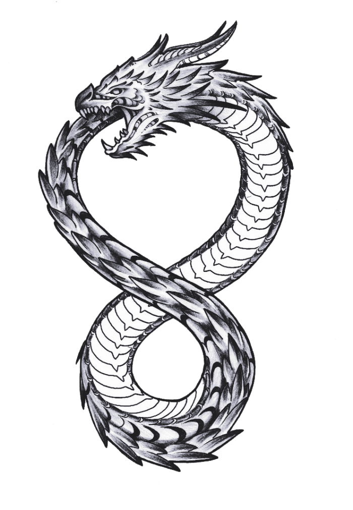 Kovacs Dragon Circle Black Takeshi White Transparent PNG Image