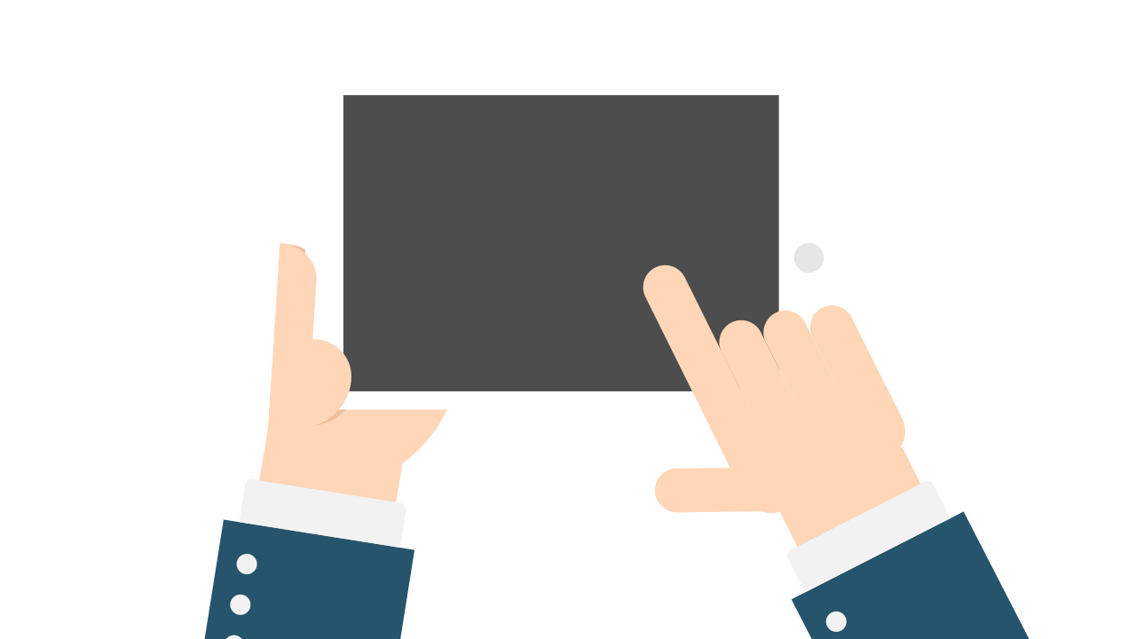 Finger Tablet Hand PNG Free Photo Transparent PNG Image