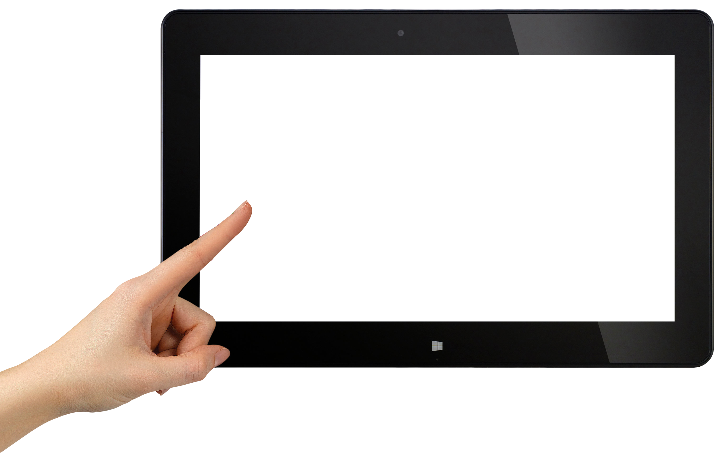 Real Finger Tablet Hand Free Download Image Transparent PNG Image