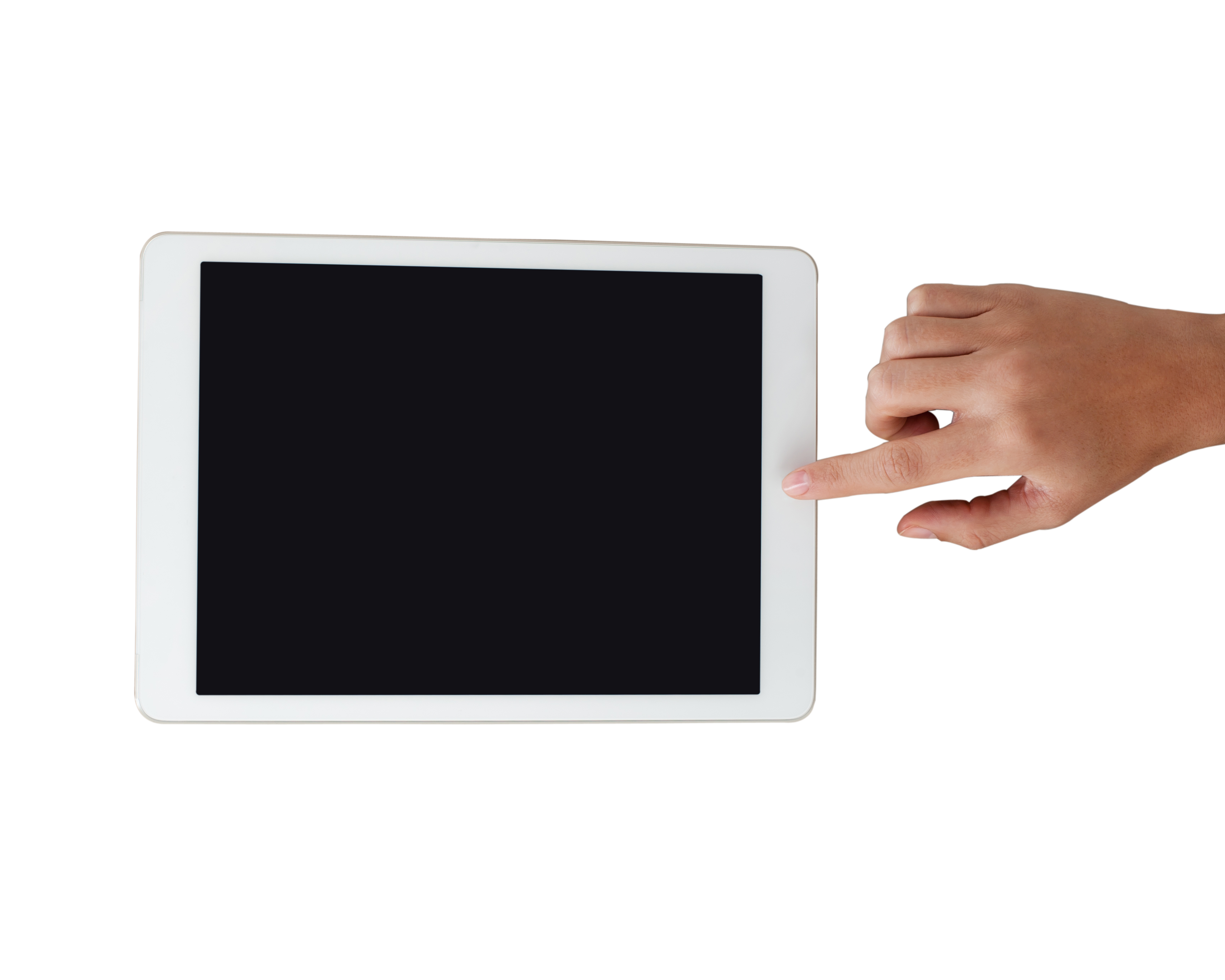 Real Screen Finger Tablet Download HQ Transparent PNG Image