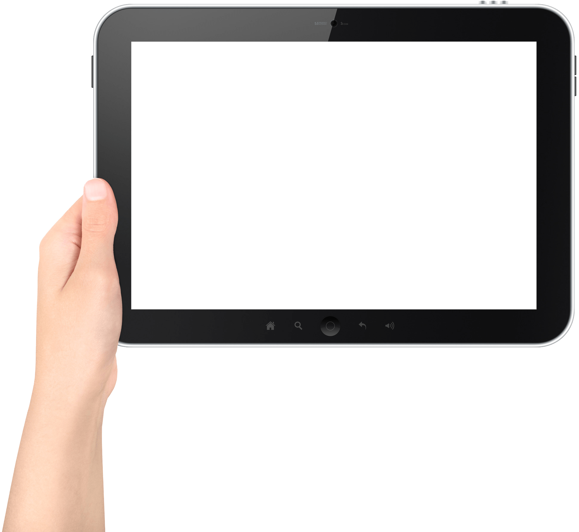 Tablet Holding Female Hand Free Download Image Transparent PNG Image