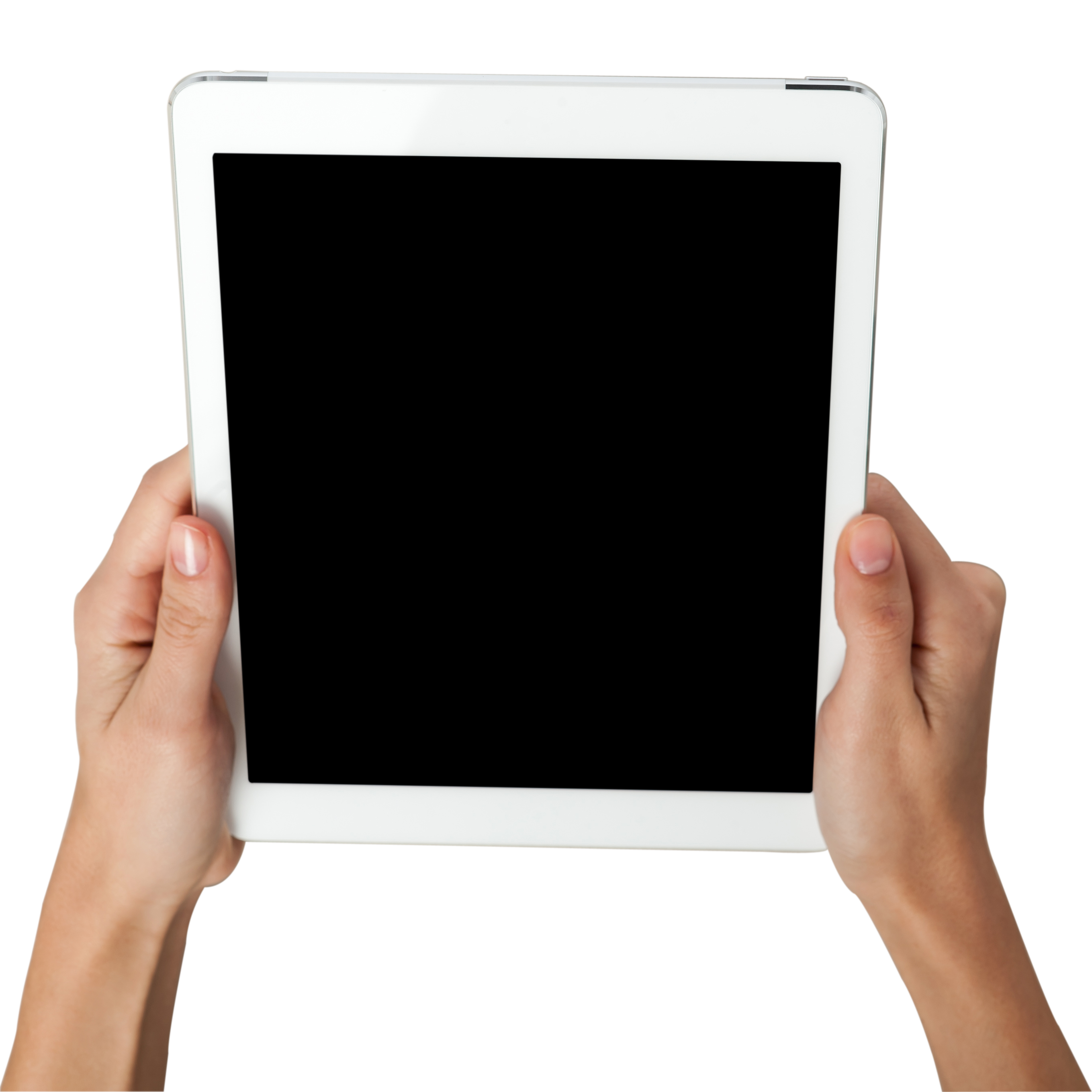 Hand Tablet Holding Mockup Free Download Image Transparent PNG Image