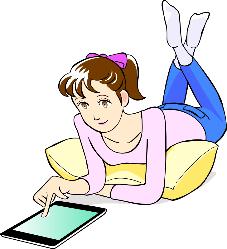 Photos Girl Tablet Free Transparent Image HQ Transparent PNG Image