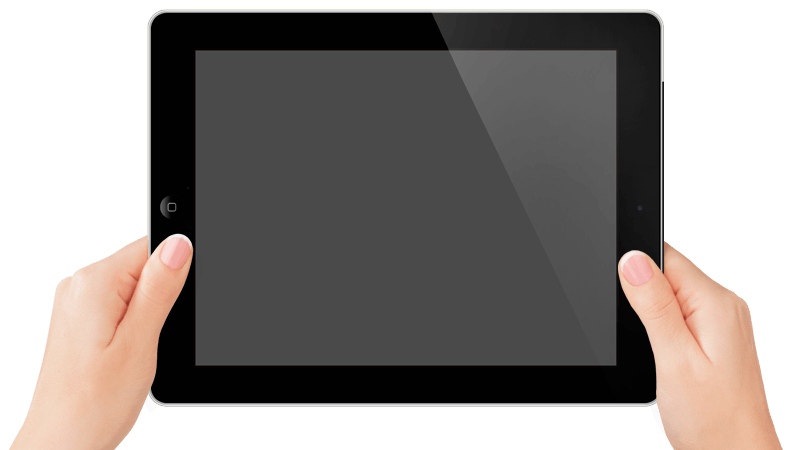 Tablet In Hands Png Image Transparent PNG Image