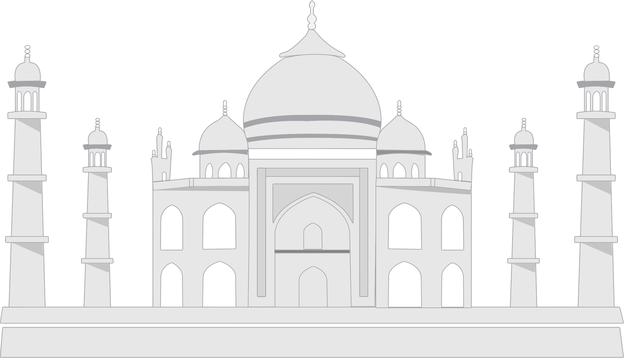 Taj Mahal Transparent Background Transparent PNG Image