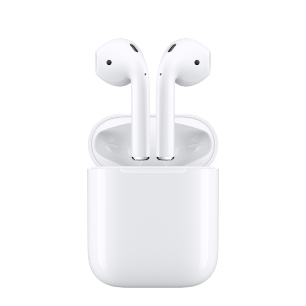 Airpods Tap Apple Iphone White Earbuds Transparent PNG Image