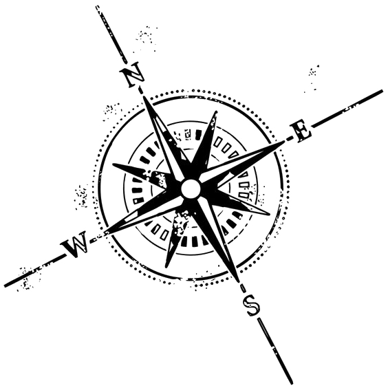 Rose Symbol Tattoo Compass PNG Download Free Transparent PNG Image