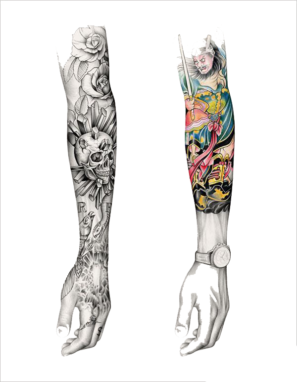 Tattoo Arm Sleeve PNG File HD Transparent PNG Image