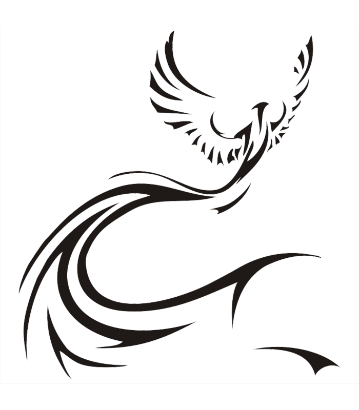 Tattoo Art Bird Phoenix HD Image Free PNG Transparent PNG Image