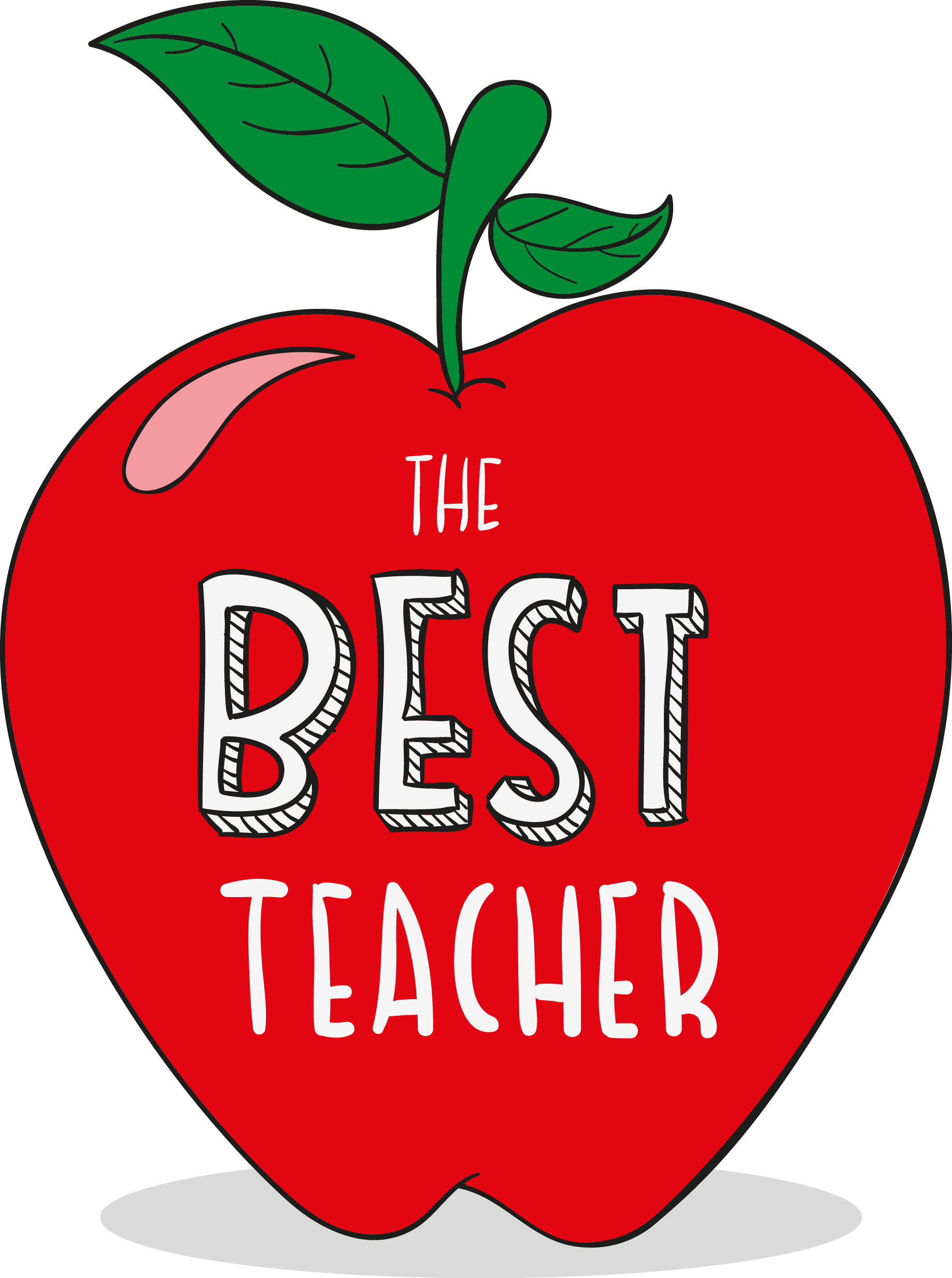 Apple Vector Teachers Student Day Red Transparent PNG Image