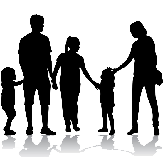 Standing Silhouette Behavior Family Photography Human Transparent PNG Image