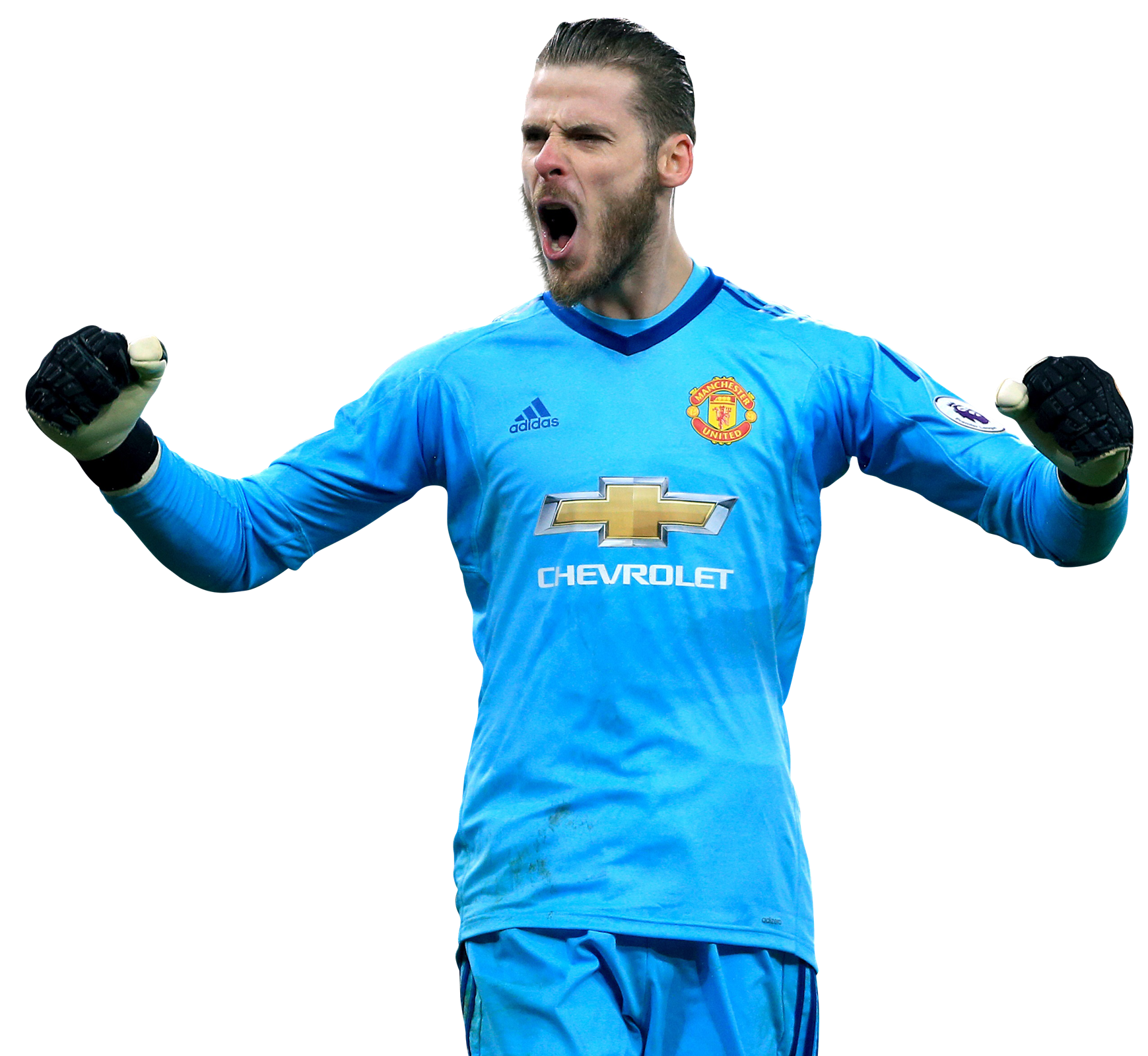 Blue United De Football David Player Gea Transparent PNG Image