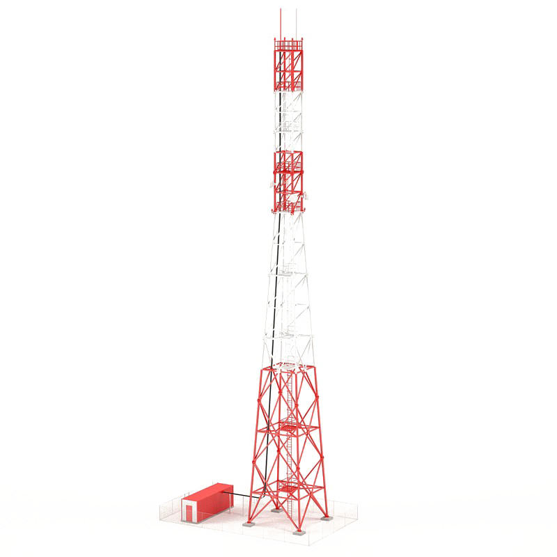 Communication Tower Free Clipart HQ Transparent PNG Image