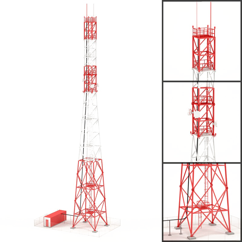 Communication Tower PNG Download Free Transparent PNG Image