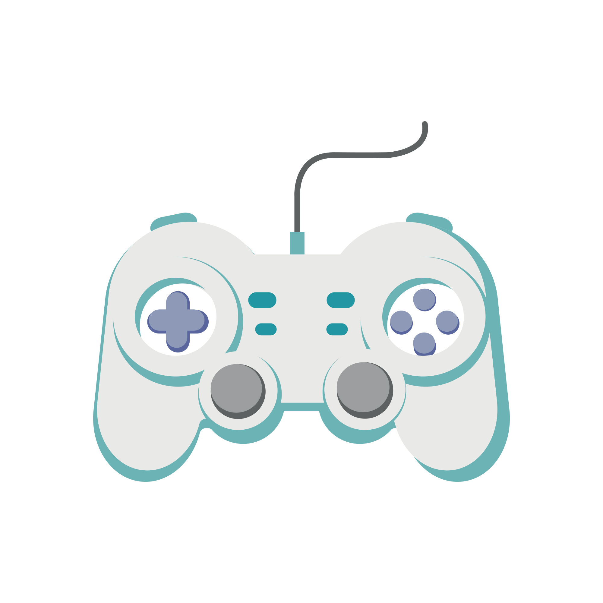 Blue Product Gamepad Controllers Game Joystick Transparent PNG Image