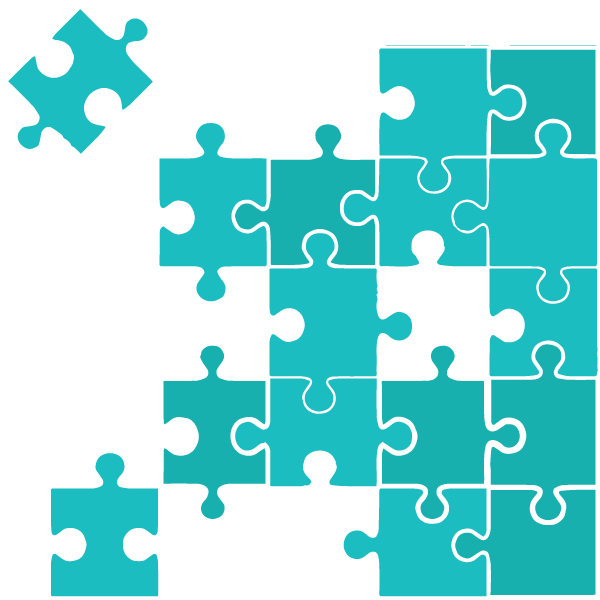 Blue Graphic Puzzle Jigsaw Puzzles Design Transparent PNG Image