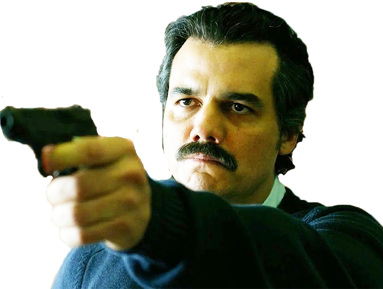 Microphone Netflix Escobar Finger Narcos Pablo Transparent PNG Image