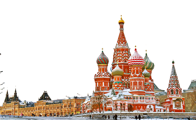 Building Basils Moscow Petersburg Saint Landmark Cathedral Transparent PNG Image