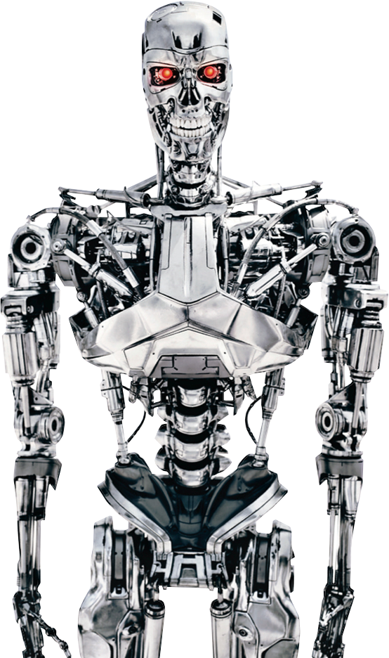 Science Robots Robot Fiction Endoskeleton Terminator Skynet Transparent PNG Image