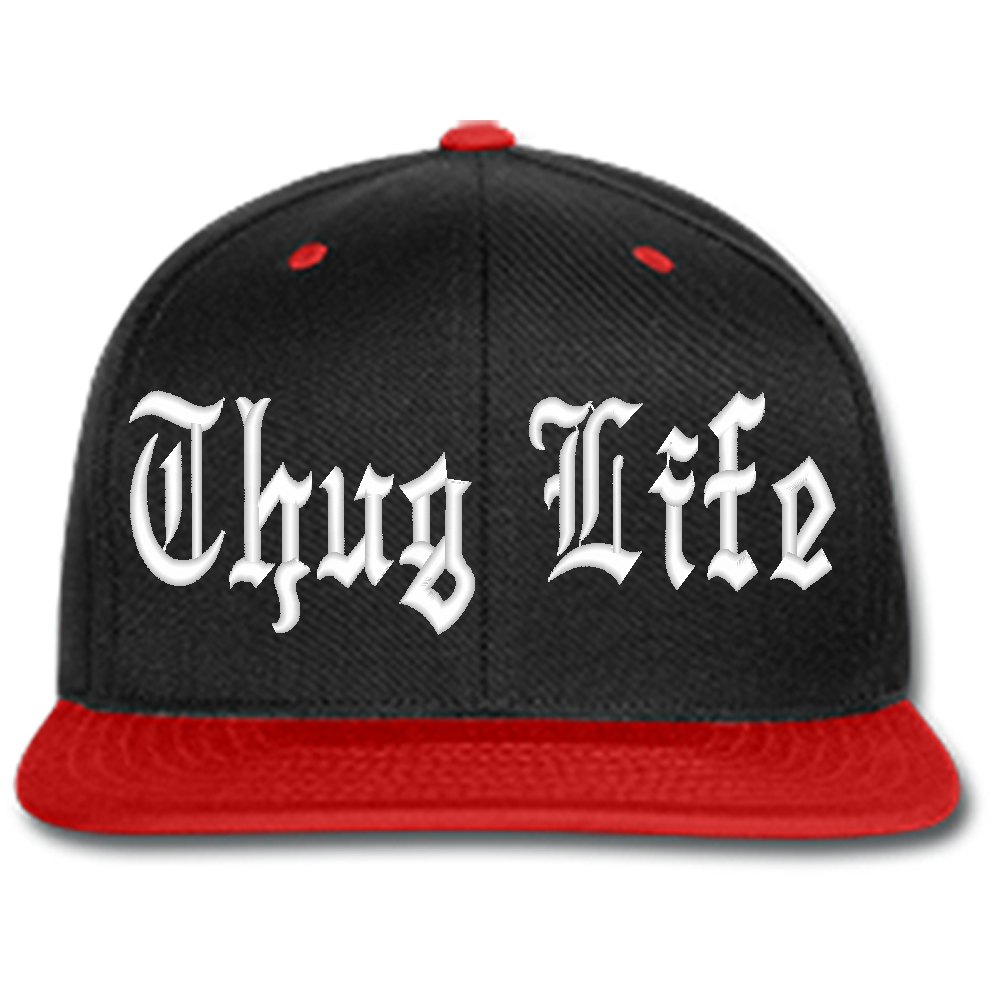 Thug Life Black Hat Png Transparent PNG Image