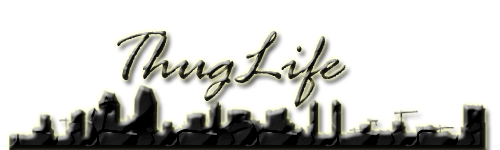 Thug Life Text Transparent PNG Image