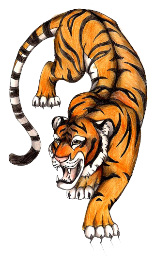 Tiger Tattoos Transparent Transparent PNG Image