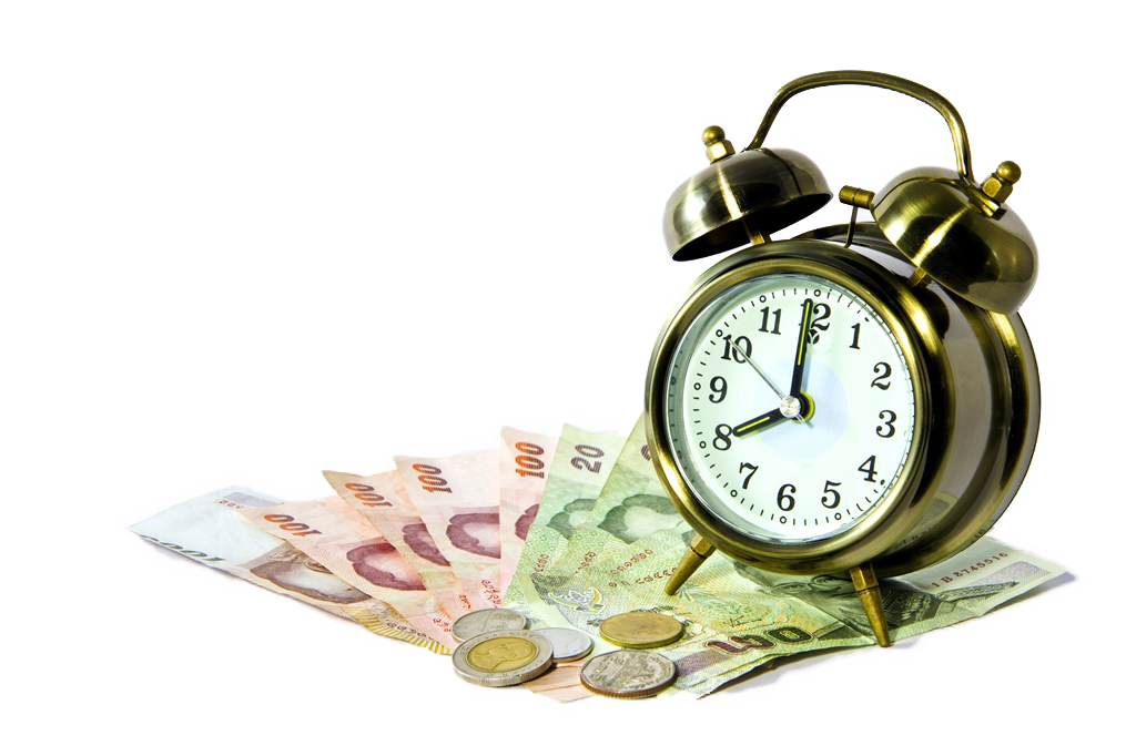 Money Alarm Clock Is Time Free Download Image Transparent PNG Image