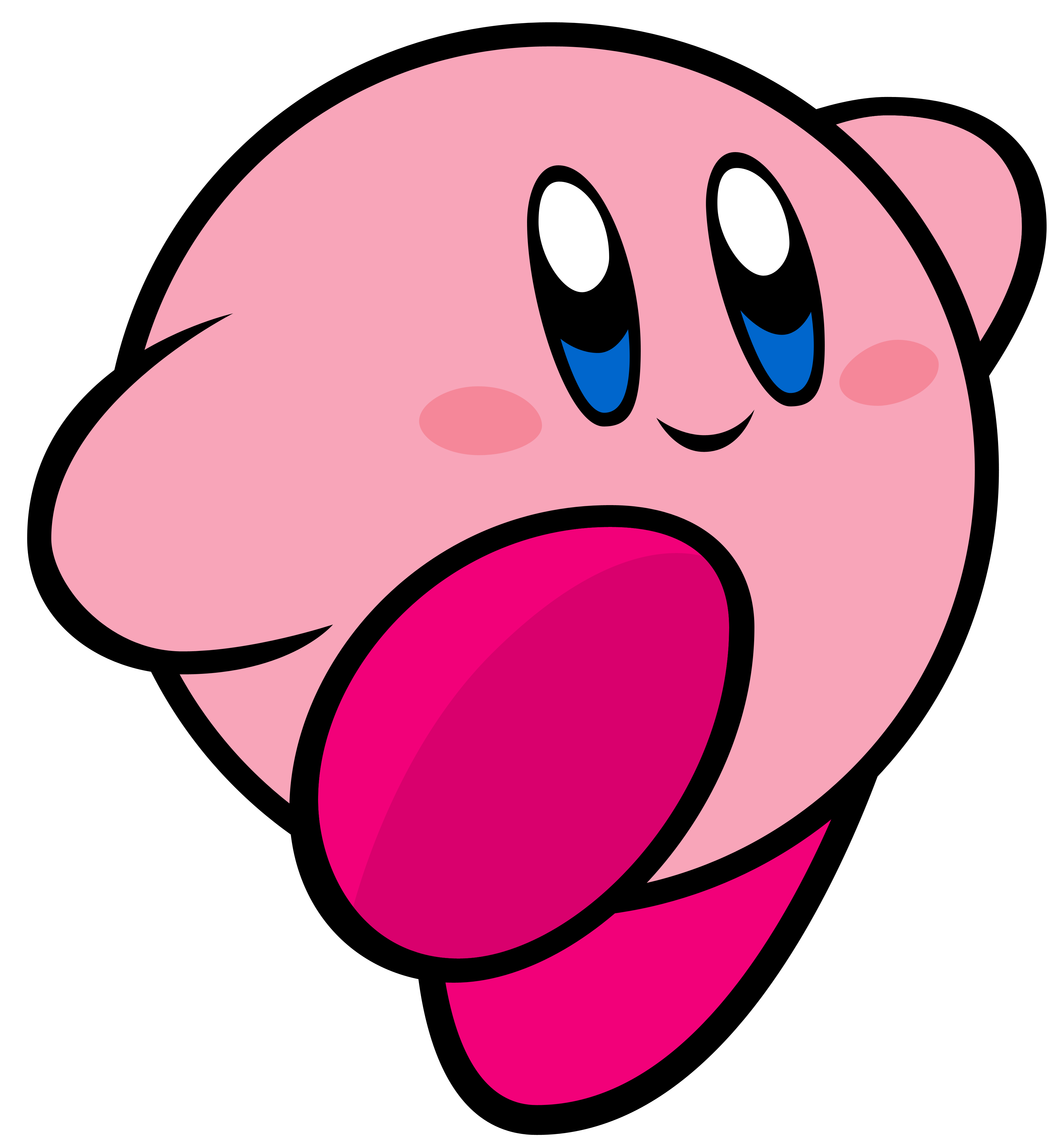 Pink Head Land Return Kirby Collection To Transparent PNG Image