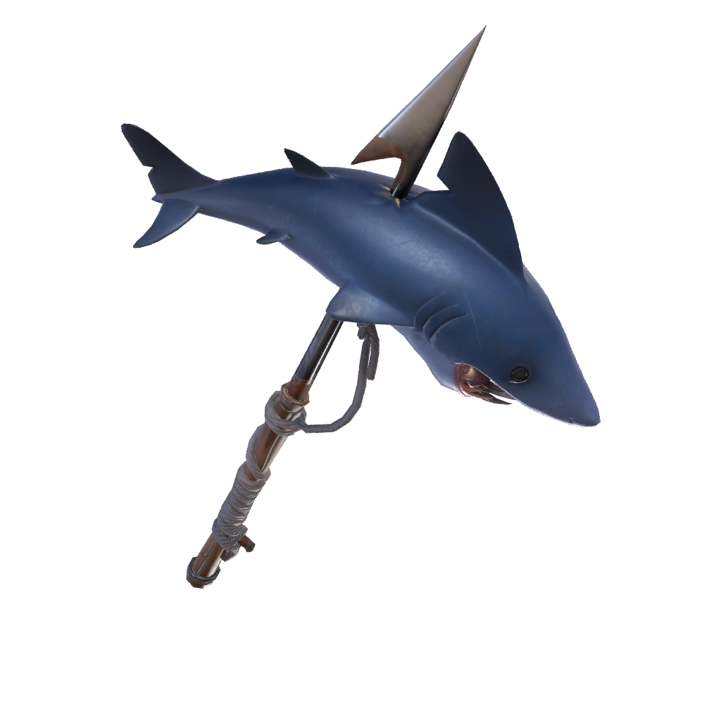 Shark Fish Royale Pickaxe Fortnite Battle Transparent PNG Image