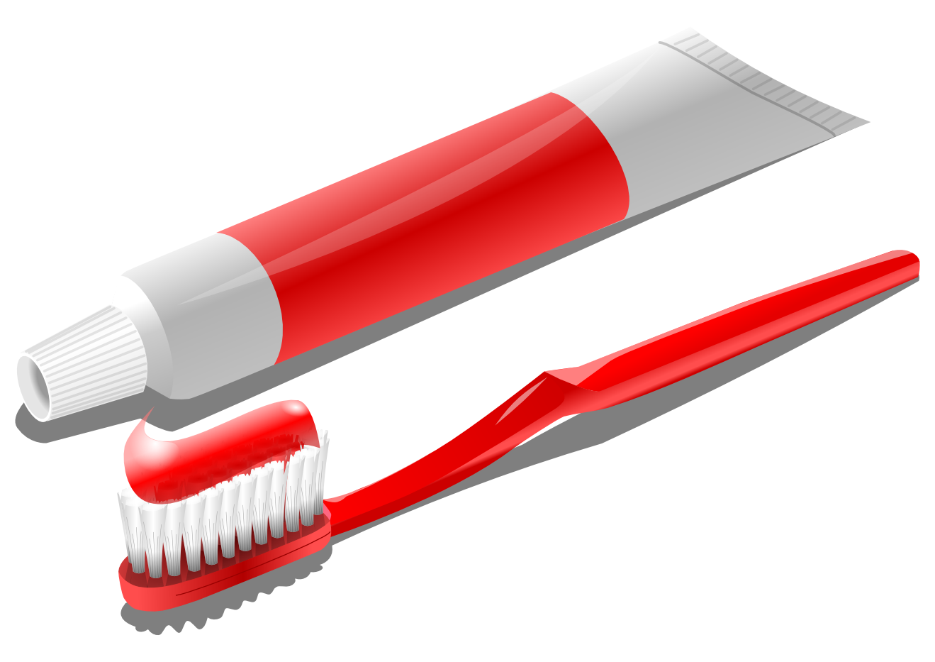 Toothbrush With Toothpaste Transparent PNG Image