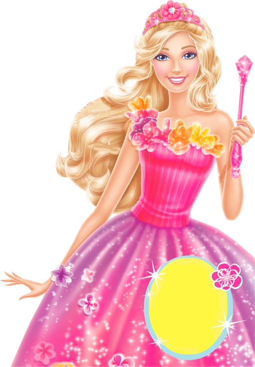 Vector Doll Princess Barbie Free Clipart HQ Transparent PNG Image