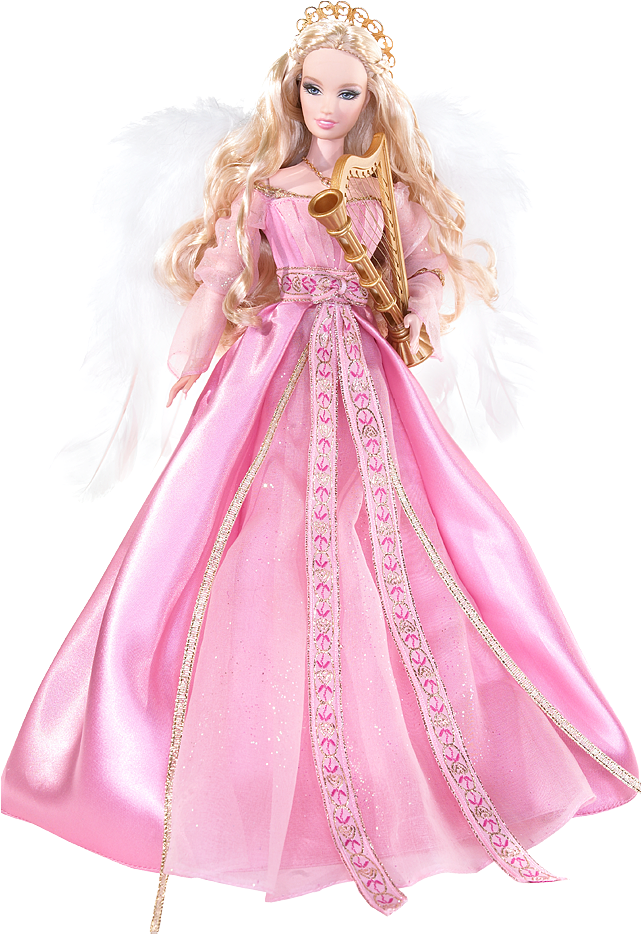 Pink Gown Doll Barbie Free Transparent Image HQ Transparent PNG Image