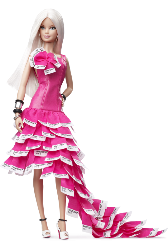 Pink Doll Dress Princess Barbie Transparent PNG Image