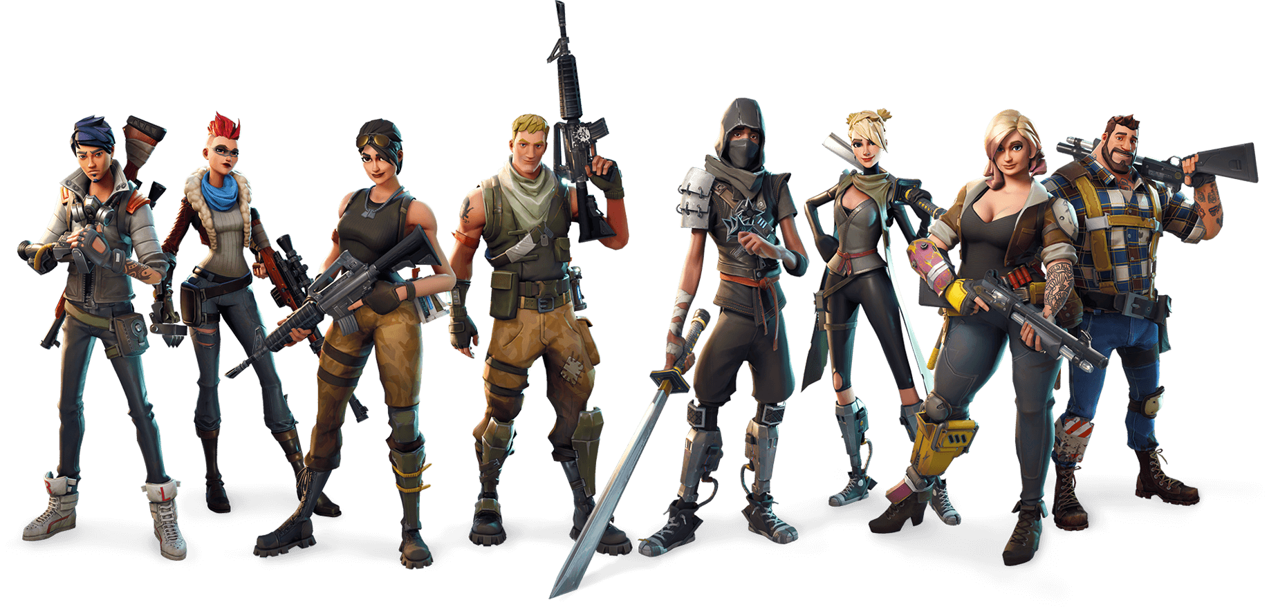 Playstation Figure Mercenary Royale Fortnite Battle Action Transparent PNG Image