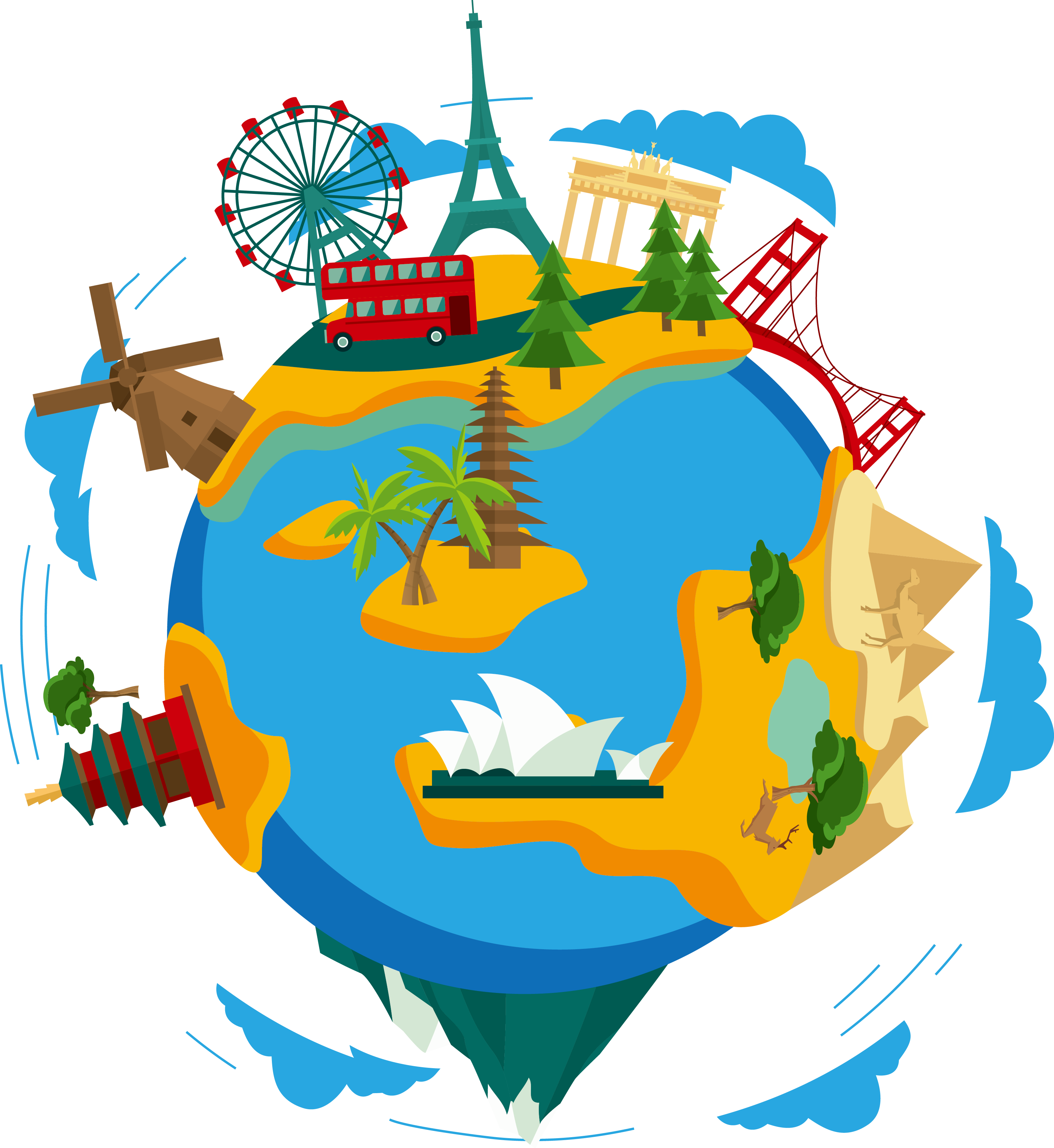 Travel Icon Free PNG HQ Transparent PNG Image