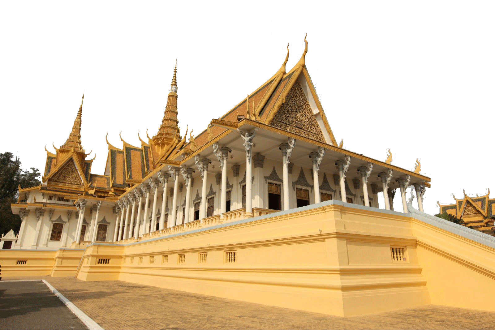 Building Baluster Sap Palace Royal Phnom Tonlxe9 Transparent PNG Image