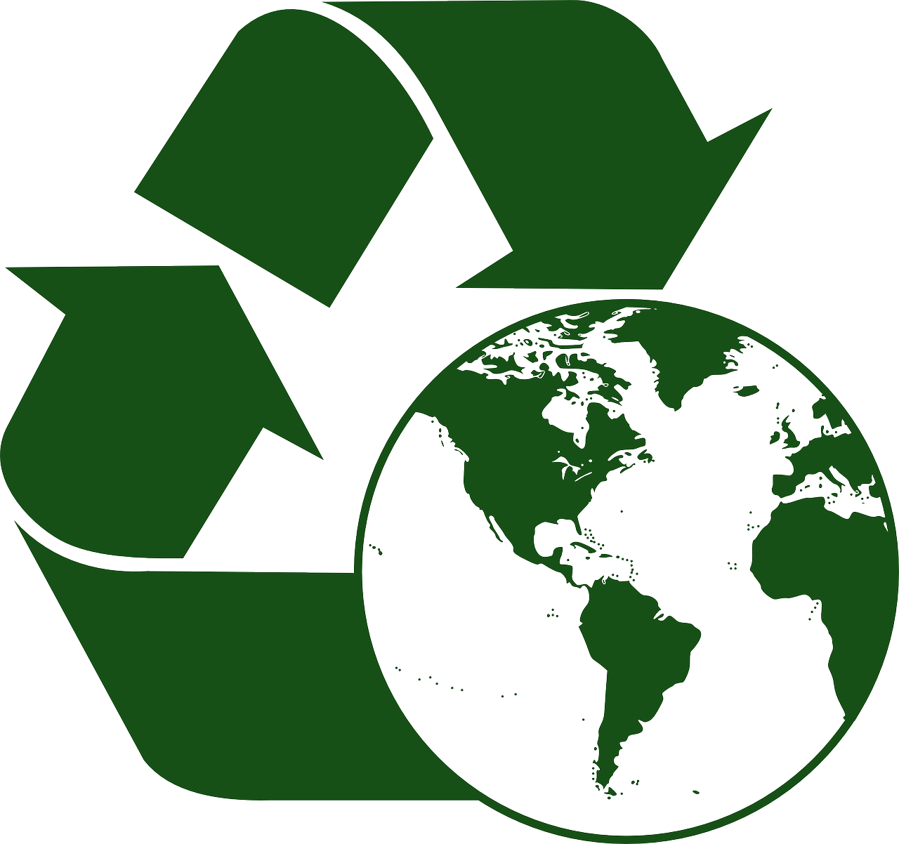 Recycle World Globe Map Download Free Image Transparent PNG Image