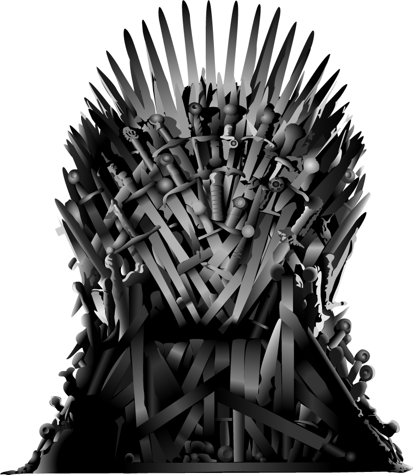 Throne Photography Snow Jon Iron Monochrome Daenerys Transparent PNG Image