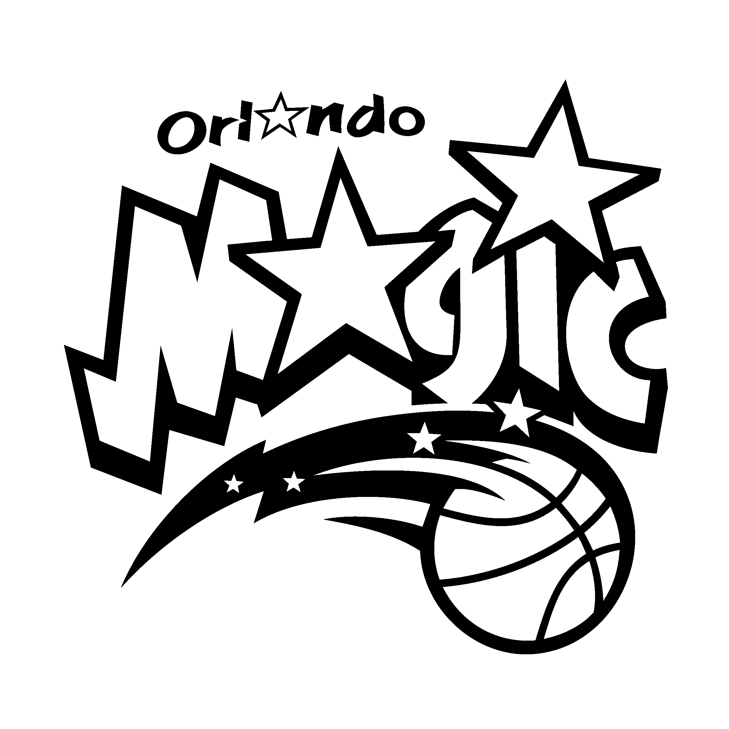 Basketball Magic Center Orlando Black White Amway Transparent PNG Image