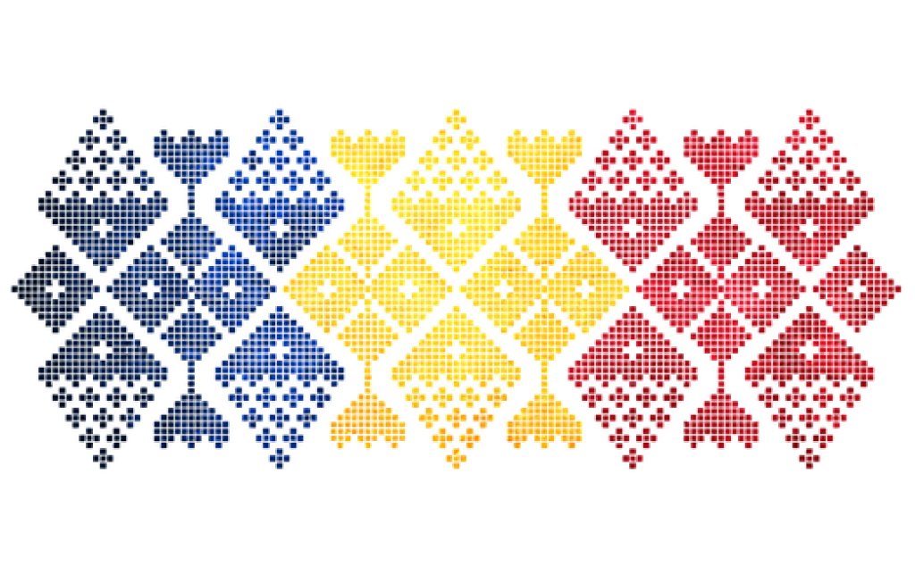 Romania Romanian Of Motive Flag Folklore Pattern Transparent PNG Image