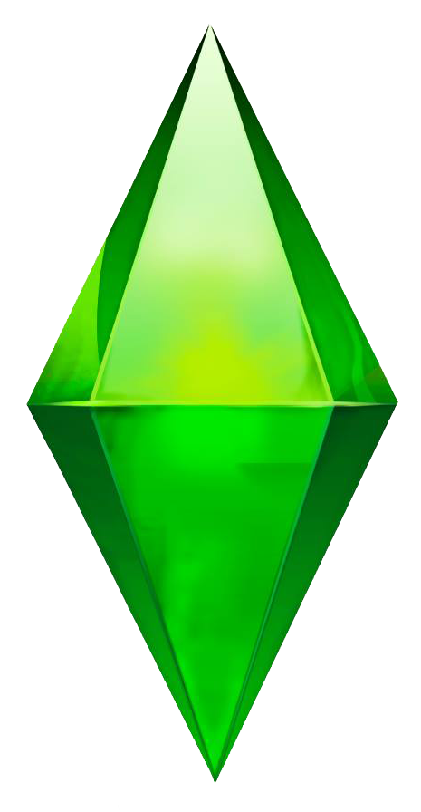 Sims Triangle Green Social Download HQ PNG Transparent PNG Image