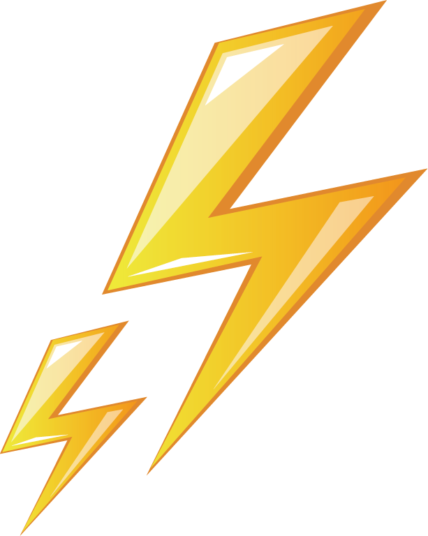 Electricity Logo Text Triangle Lightning Free Clipart HD Transparent PNG Image