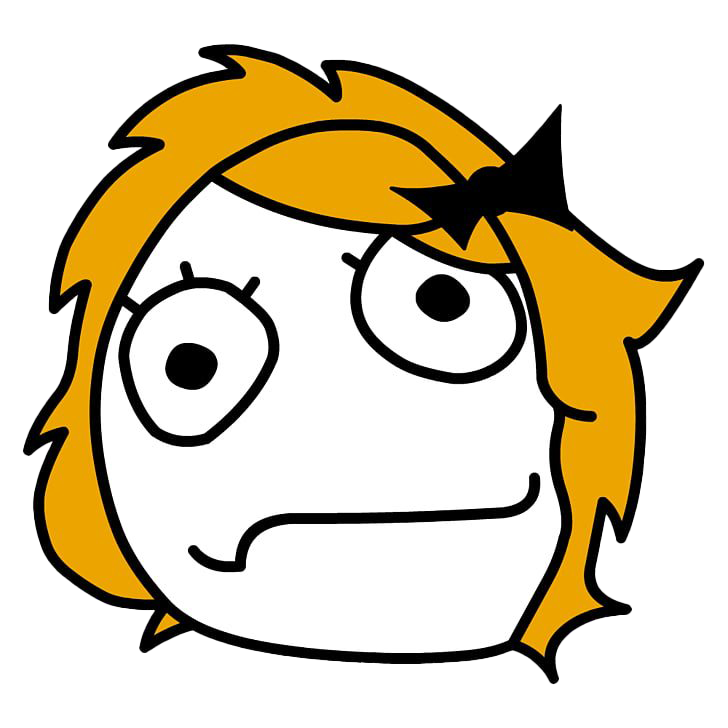 Girl Trollface PNG File HD Transparent PNG Image