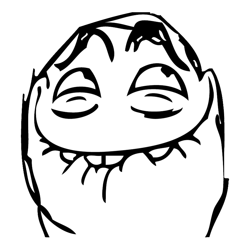 Trollface Man PNG Free Photo Transparent PNG Image