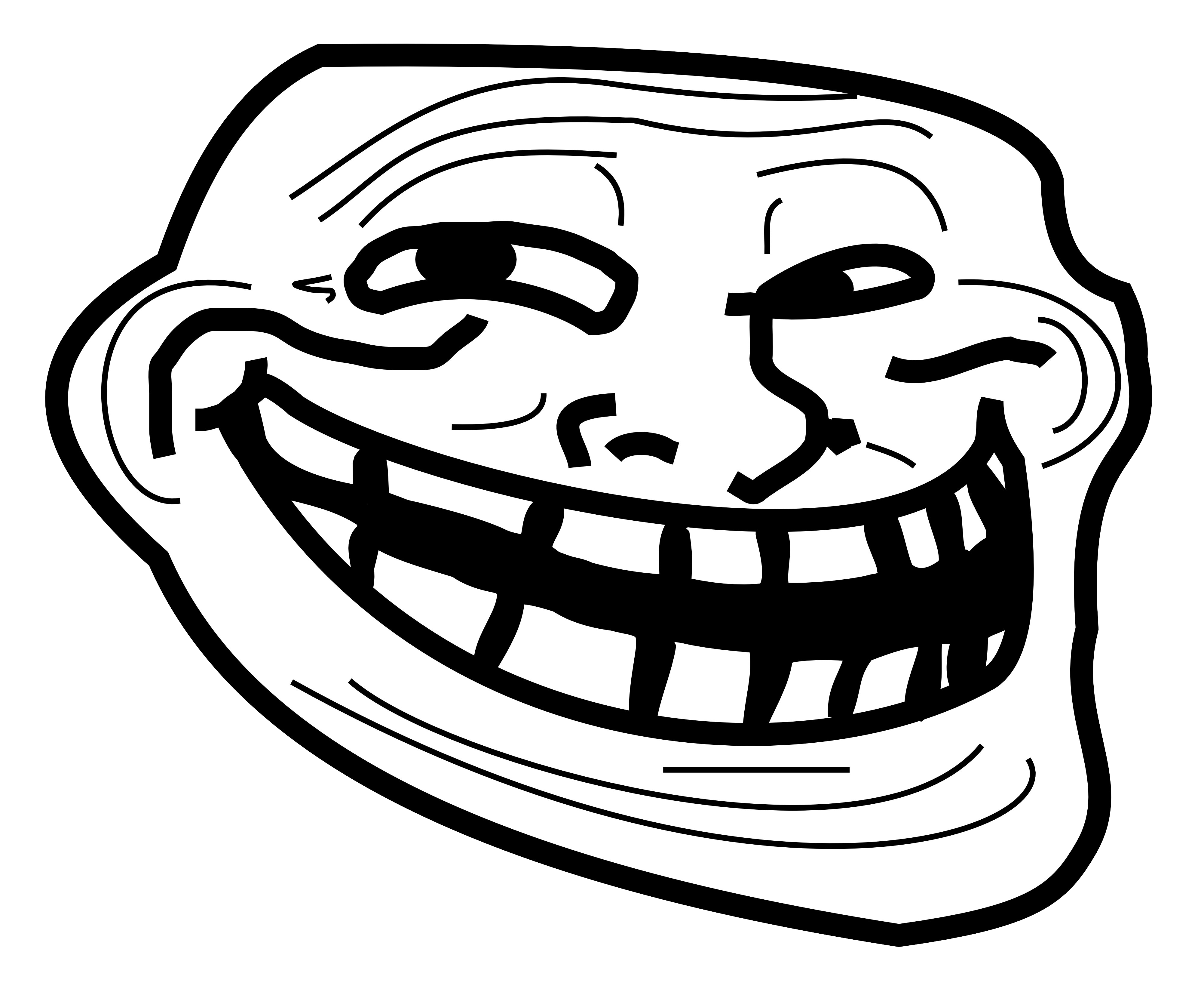 Meme Picture Trollface Download Free Image Transparent PNG Image